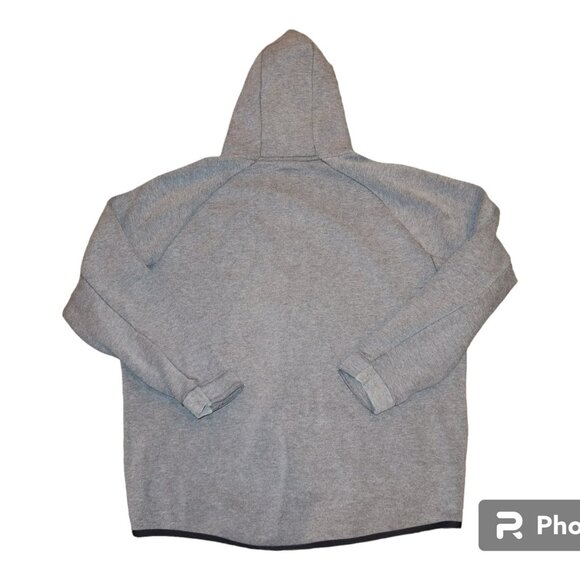 Nike Tech Fleece Windrunner Hoodie Heather Grey Sweatshirt Mens  XL 805144 091 - Picture 4 of 11